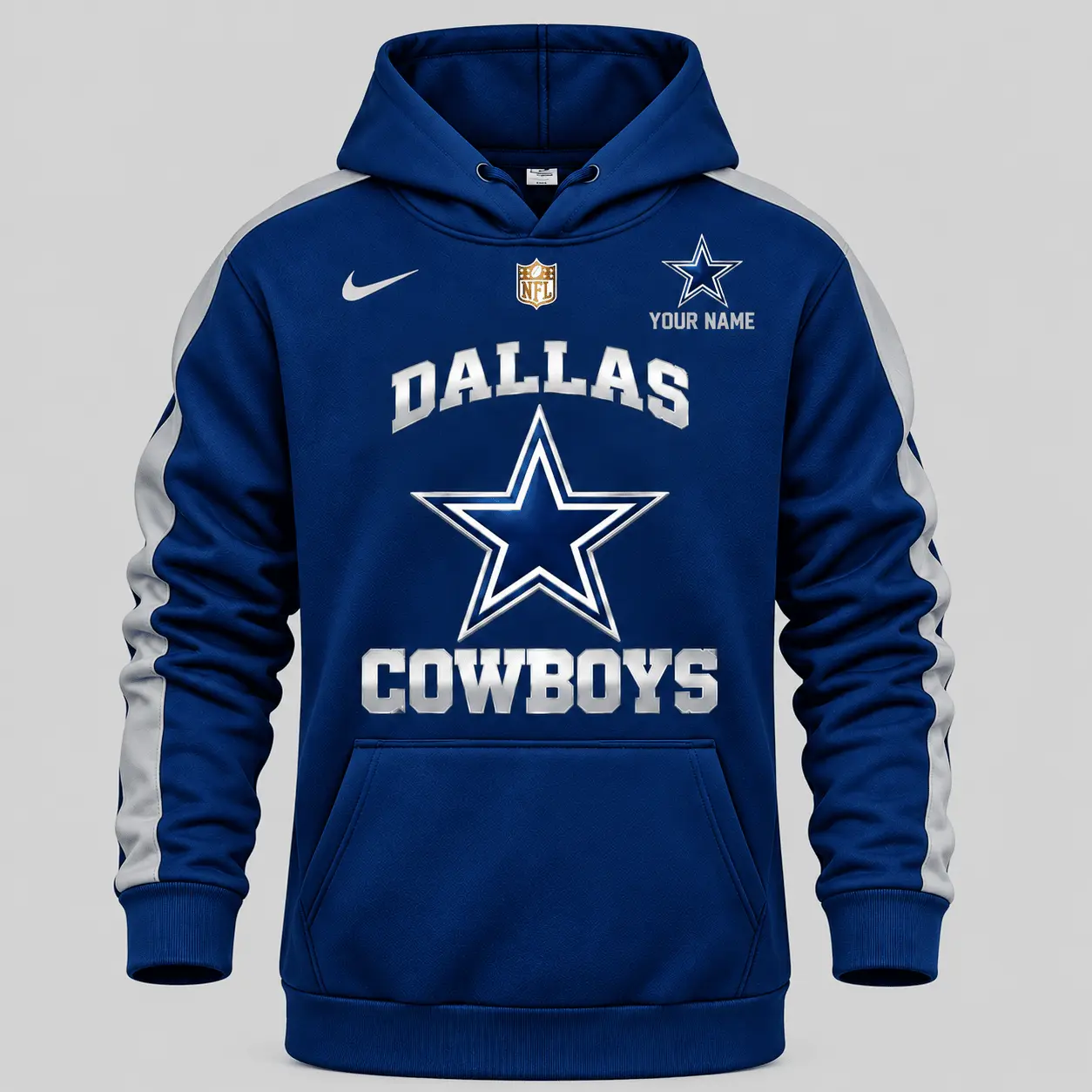 Dallas Cowboys | NFL Gold Emblem Hoodie Jogger Set TD - Image 2
