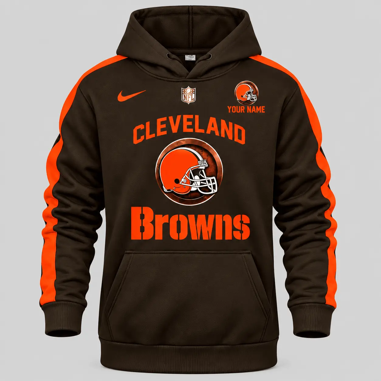 Cleveland Browns | NFL Gold Emblem Hoodie Jogger Set TD - Image 2
