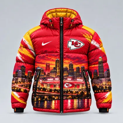 Kansas City Chiefs | Premium NFL Game Day Ready Hooded Puffer Jacket NY