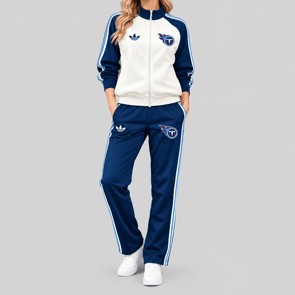 Tennessee Titans | NFL Retro Track Jacket Pants Set TD