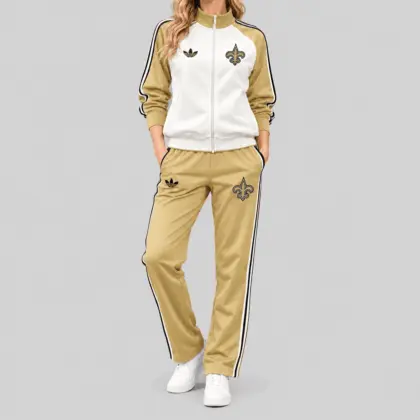 New Orleans Saints | NFL Retro Track Jacket Pants Set TD