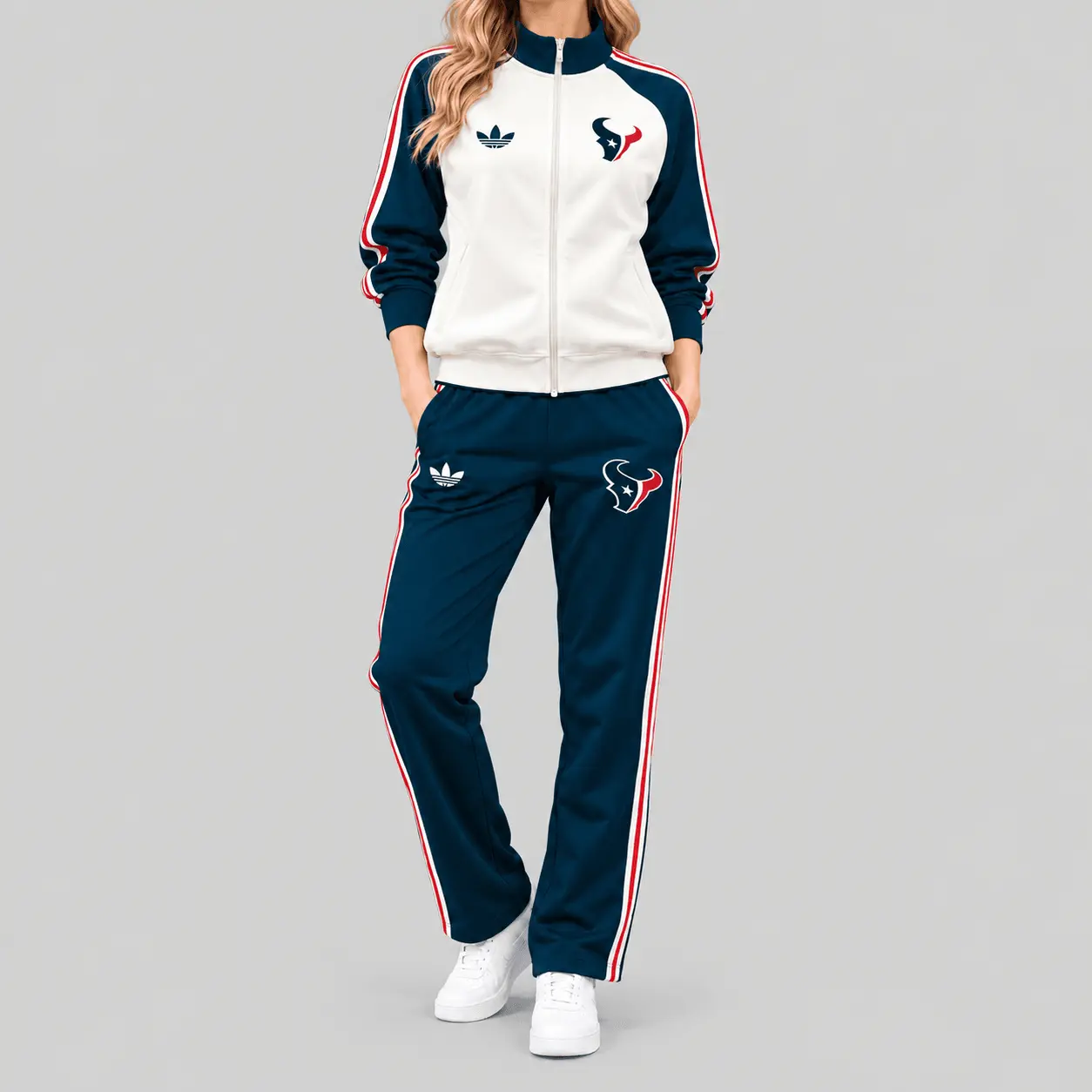 Houston Texans | NFL Retro Track Jacket Pants Set TD