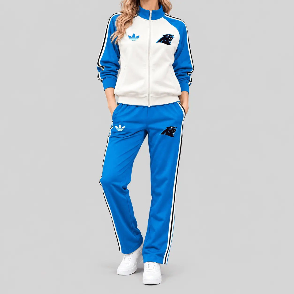 Carolina Panthers | NFL Retro Track Jacket Pants Set TD