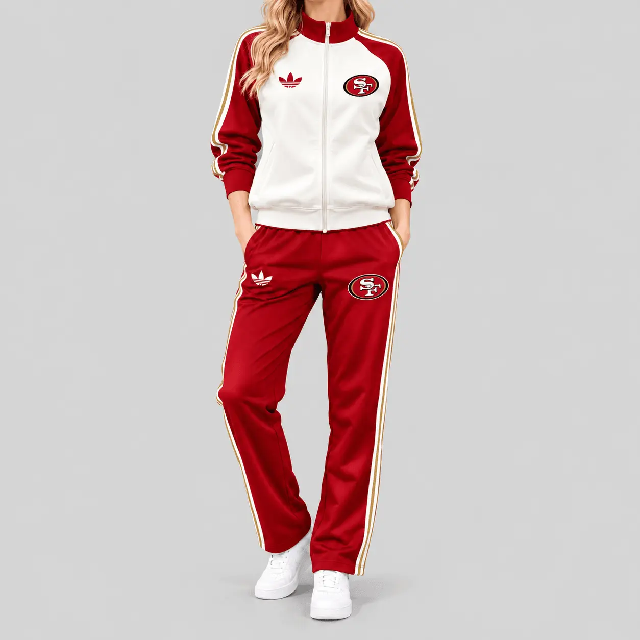 San Francisco 49ers | NFL Retro Track Jacket Pants Set TD
