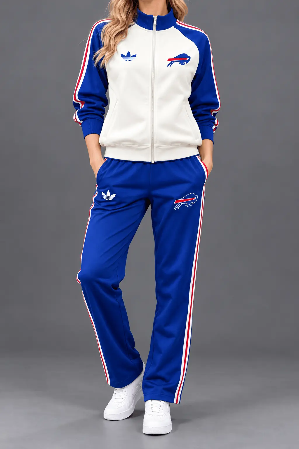 Buffalo Bills | NFL Retro Track Jacket Pants Set TD