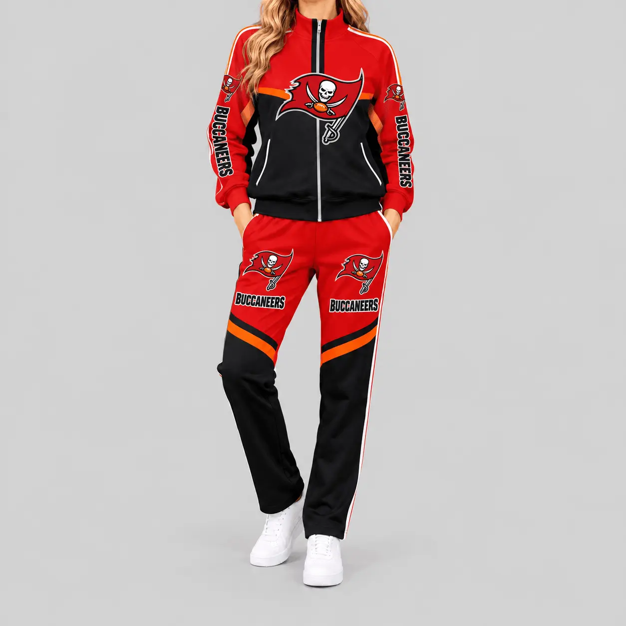 Tampa Bay Buccaneers | NFL Color Block Track Jacket Jogger Set TD