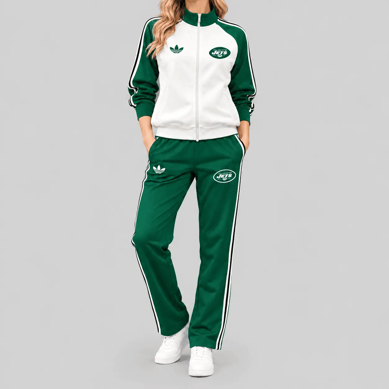 New York Jets | NFL Retro Track Jacket Pants Set TD