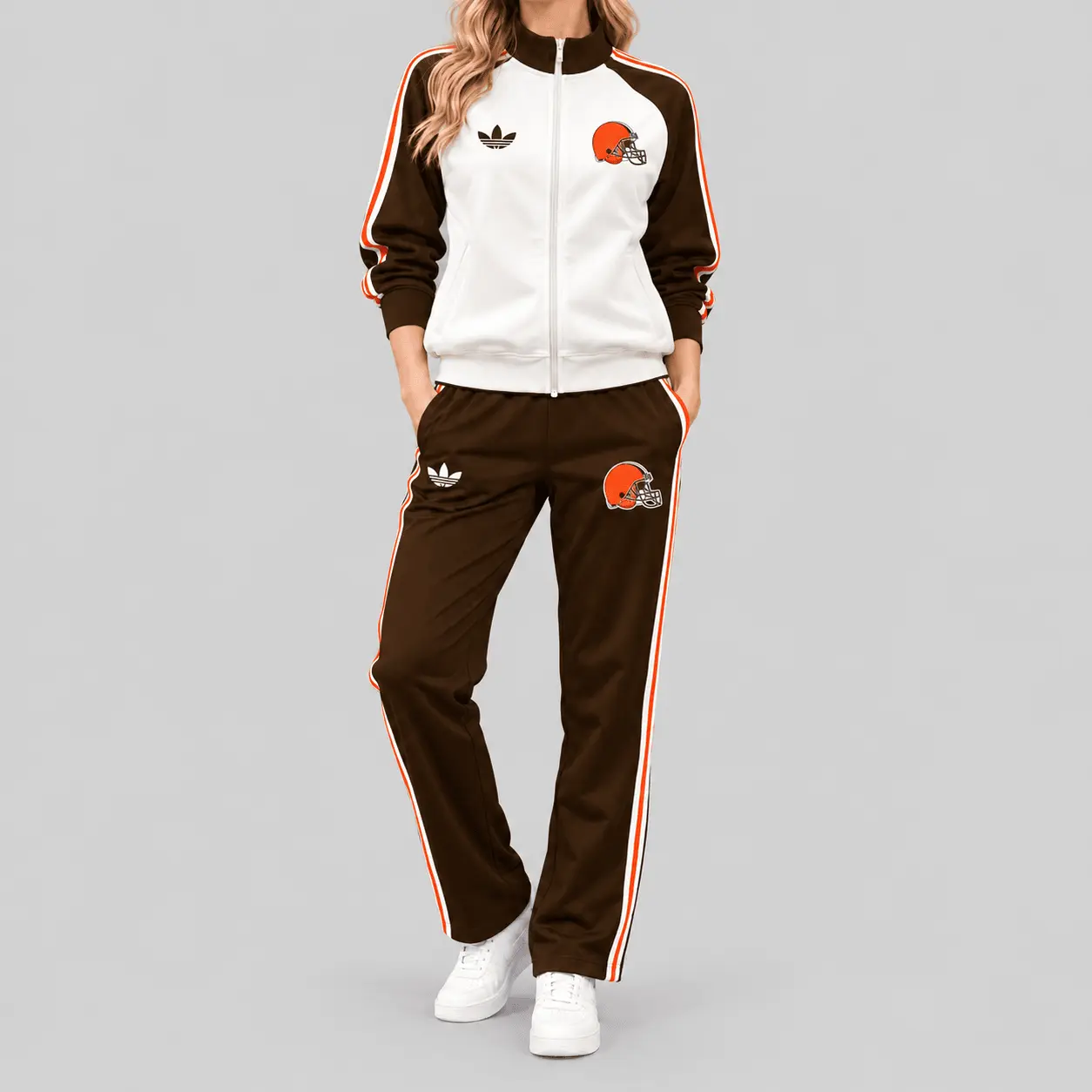 Cleveland Browns | NFL Retro Track Jacket Pants Set TD