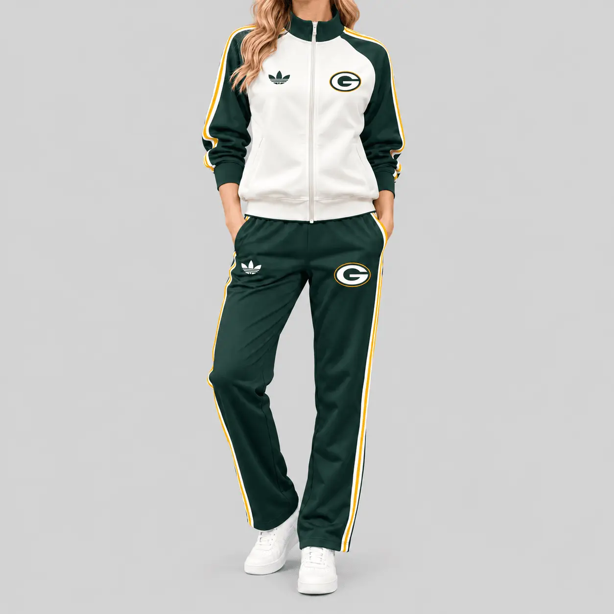 Green Bay Packers | NFL Retro Track Jacket Pants Set TD