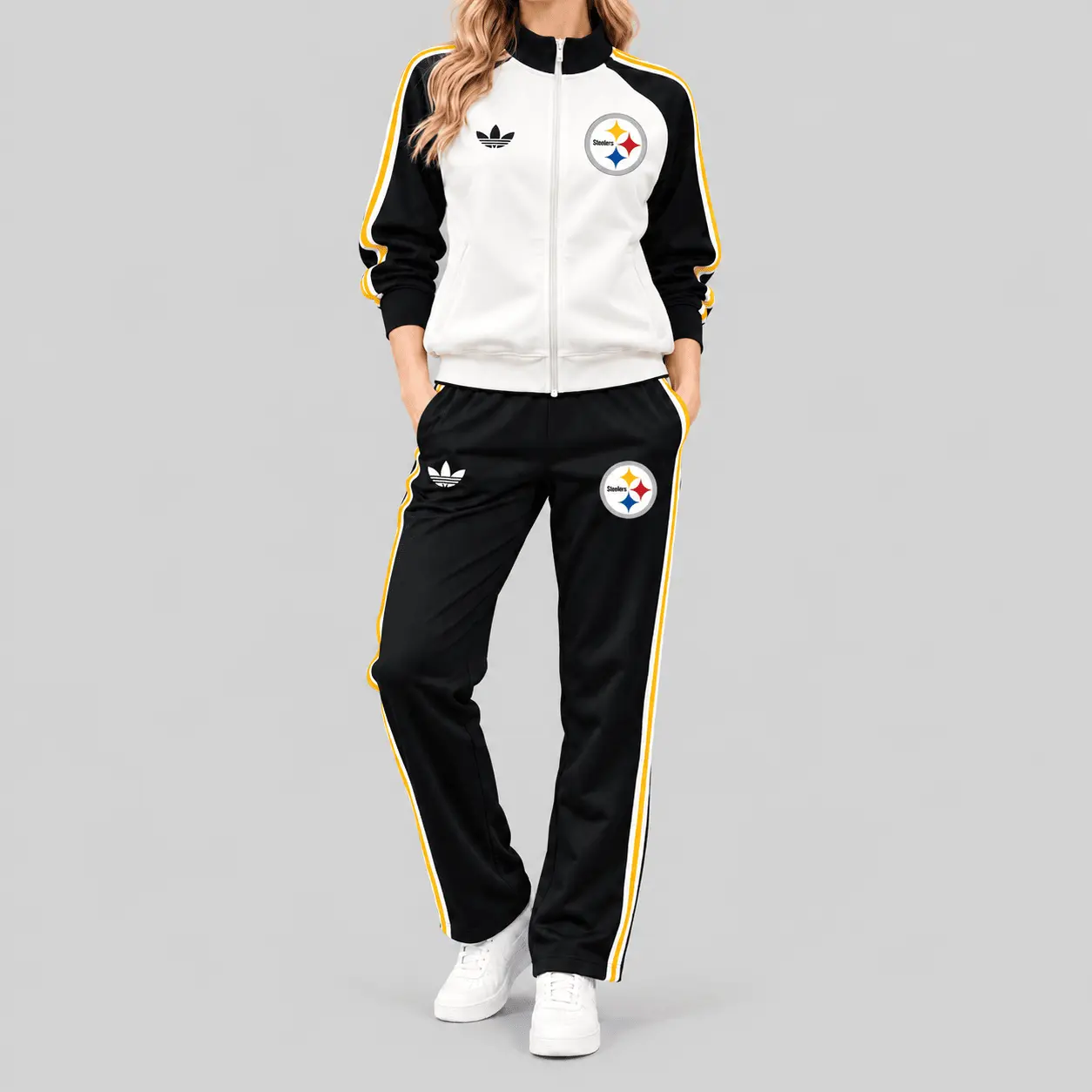 Pittsburgh Steelers | NFL Retro Track Jacket Pants Set TD