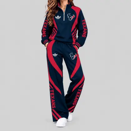 Houston Texans | NFL Curved Stripe Quarter Zip Set TD