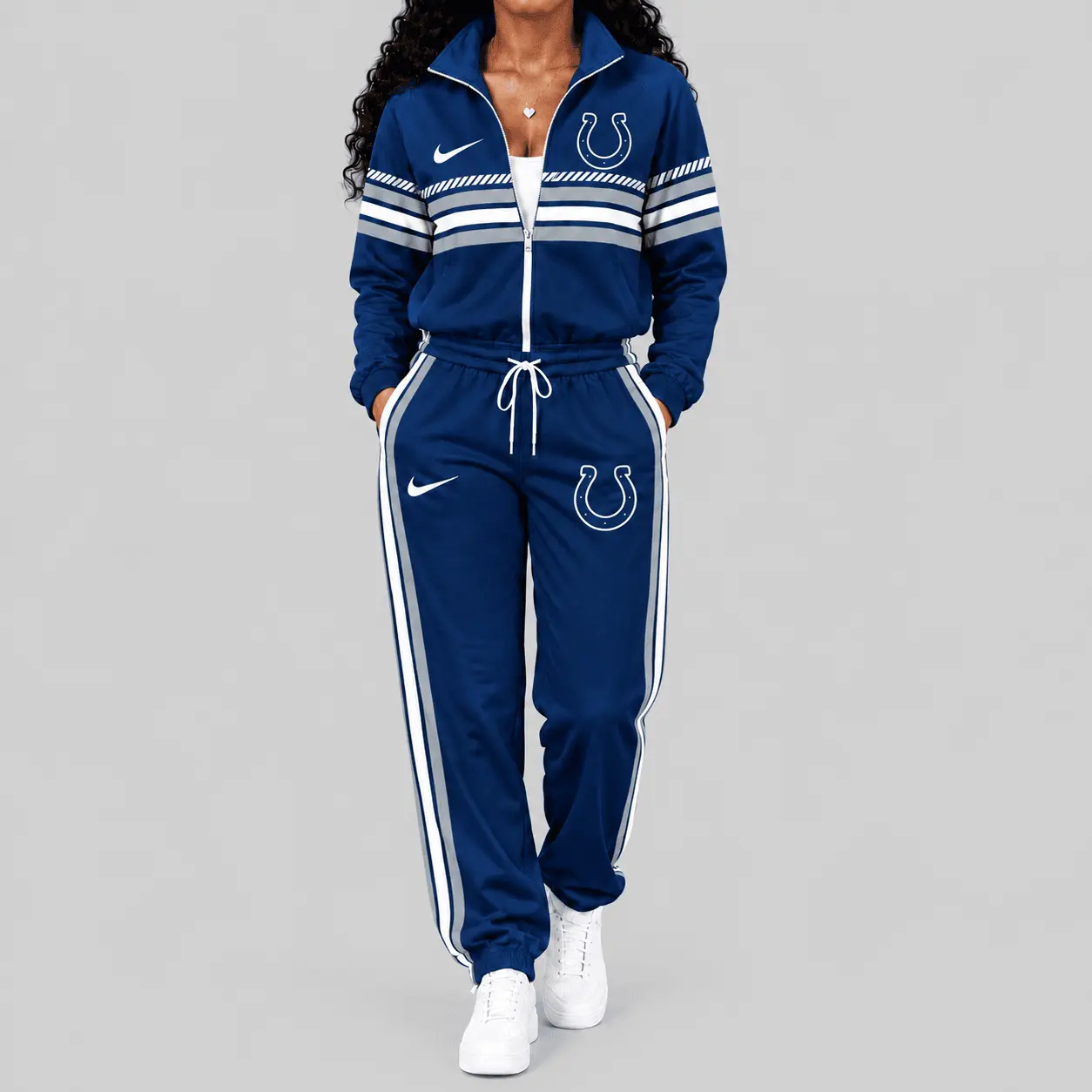 Indianapolis Colts | NFL Chest Stripe Windbreaker Set TD