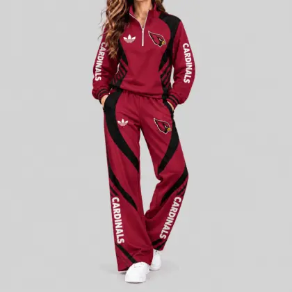 Arizona Cardinals | NFL Curved Stripe Quarter Zip Set TD