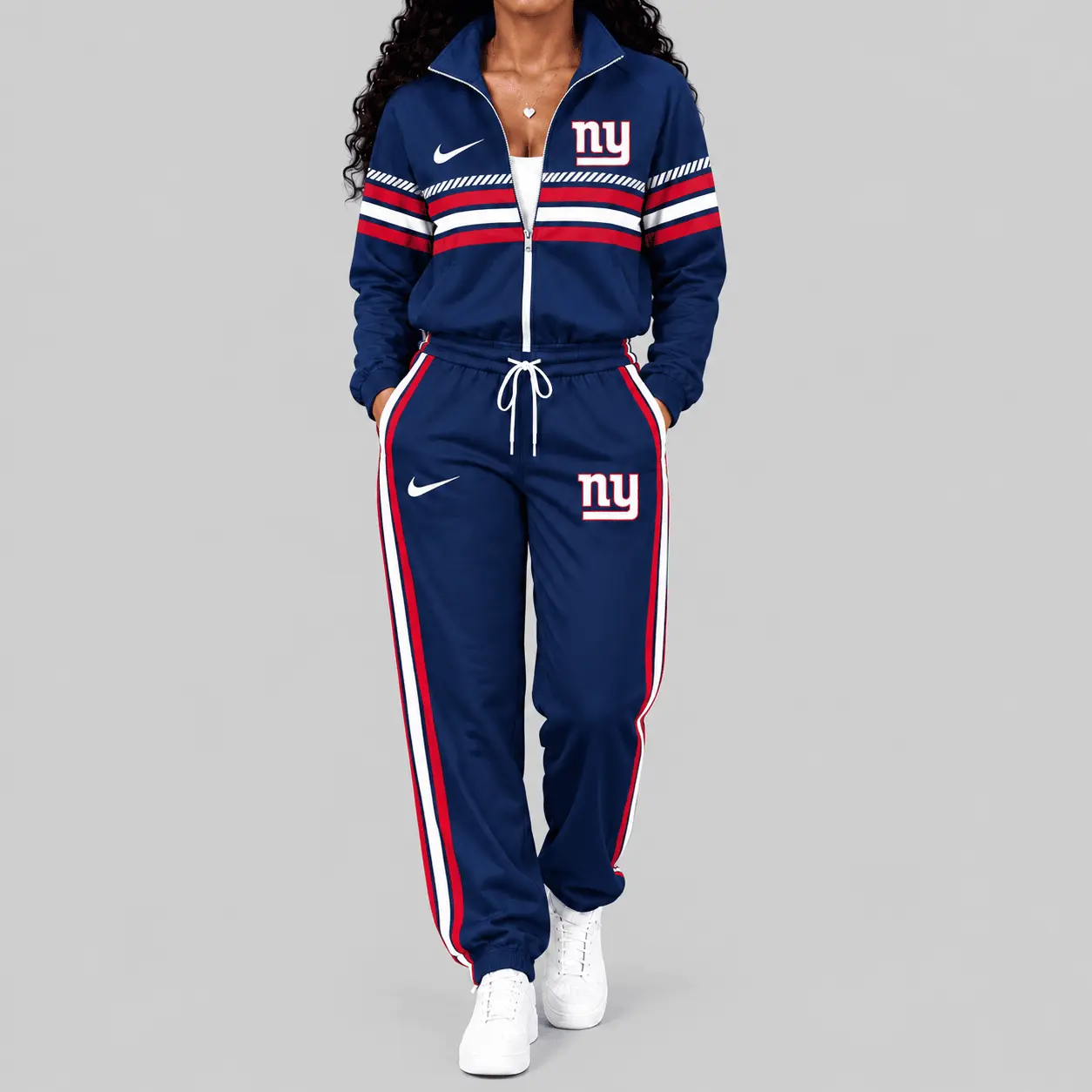 New York Giants | NFL Chest Stripe Windbreaker Set TD
