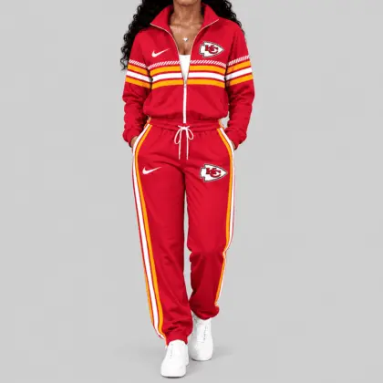 Kansas City Chiefs | NFL Chest Stripe Windbreaker Set TD