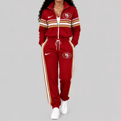 San Francisco 49ers | NFL Chest Stripe Windbreaker Set TD