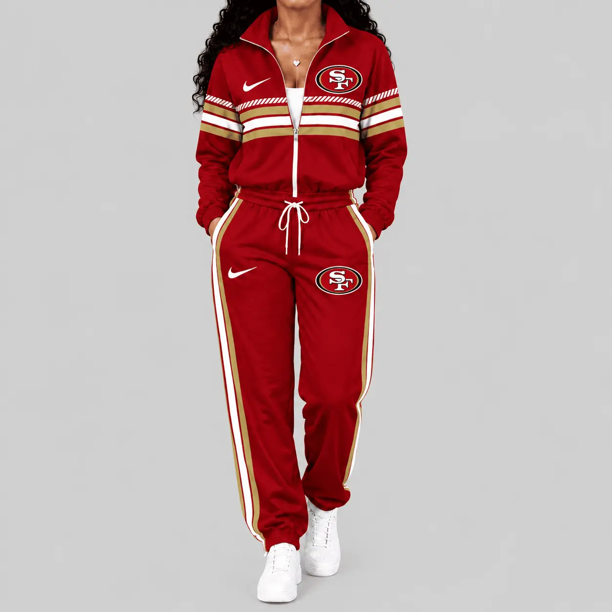 San Francisco 49ers | NFL Chest Stripe Windbreaker Set TD