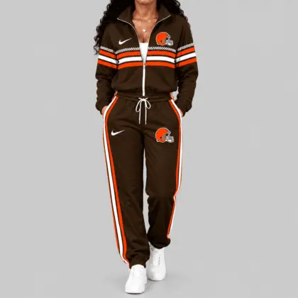 Cleveland Browns | NFL Chest Stripe Windbreaker Set TD