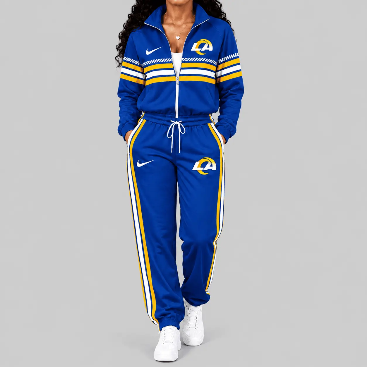 Los Angeles Rams | NFL Chest Stripe Windbreaker Set TD