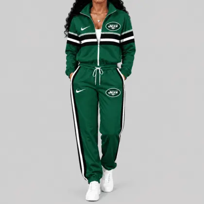 New York Jets | NFL Chest Stripe Windbreaker Set TD
