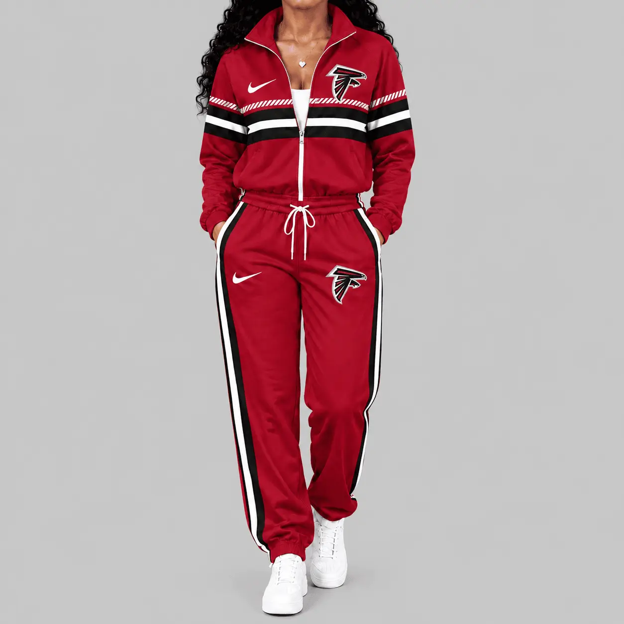 Atlanta Falcons | NFL Chest Stripe Windbreaker Set TD