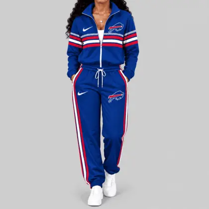 Buffalo Bills | NFL Chest Stripe Windbreaker Set TD
