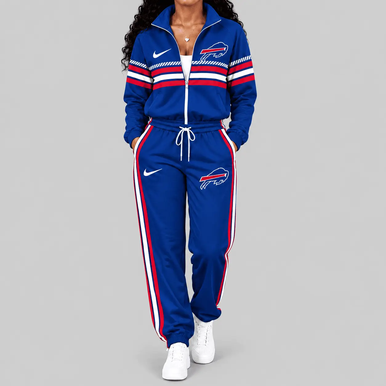 Buffalo Bills | NFL Chest Stripe Windbreaker Set TD