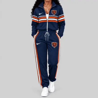 Chicago Bears | NFL Chest Stripe Windbreaker Set TD