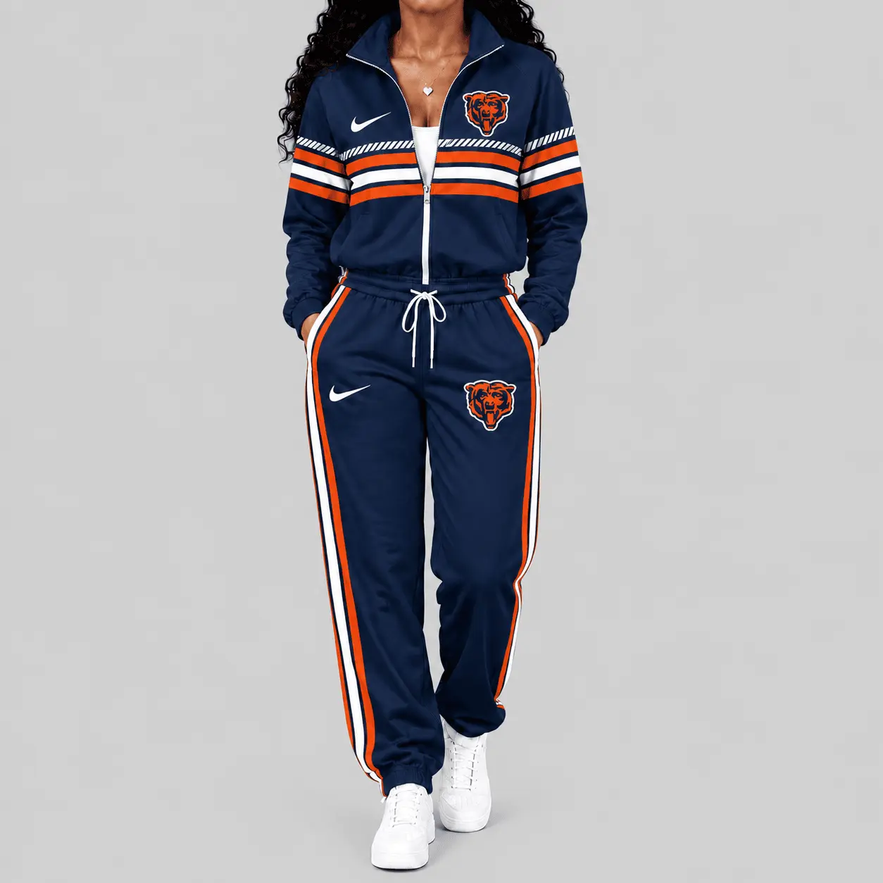 Chicago Bears | NFL Chest Stripe Windbreaker Set TD