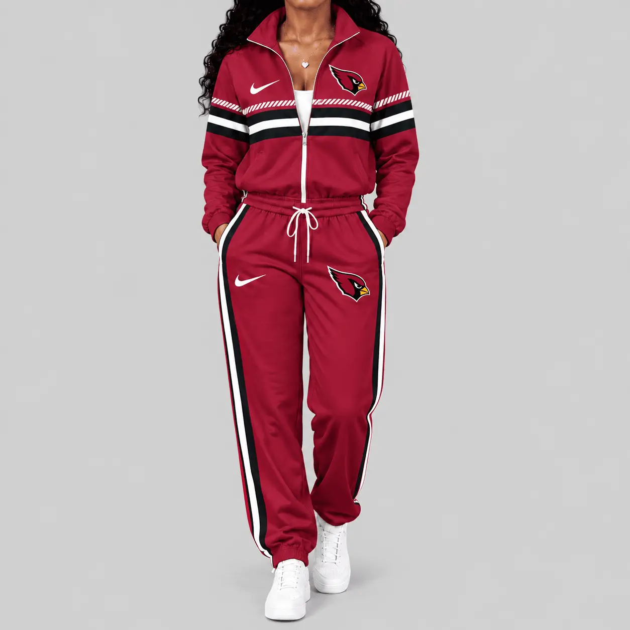 Arizona Cardinals | NFL Chest Stripe Windbreaker Set TD