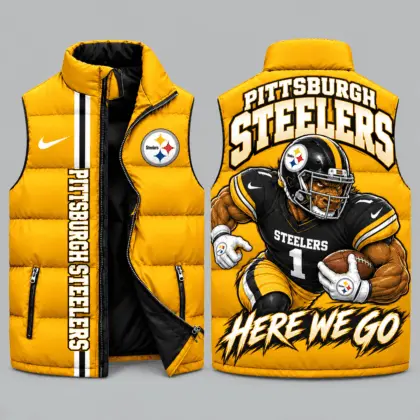 Pittsburgh Steelers | NFL Charging Mascot Puffer Vest TD