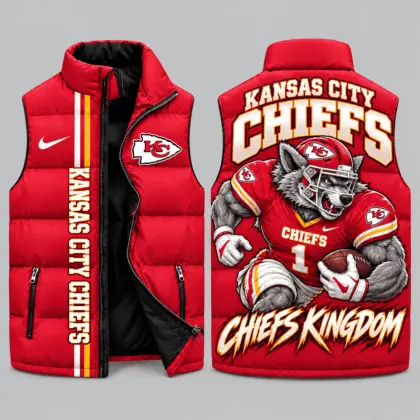 Kansas City Chiefs | NFL Charging Mascot Puffer Vest TD