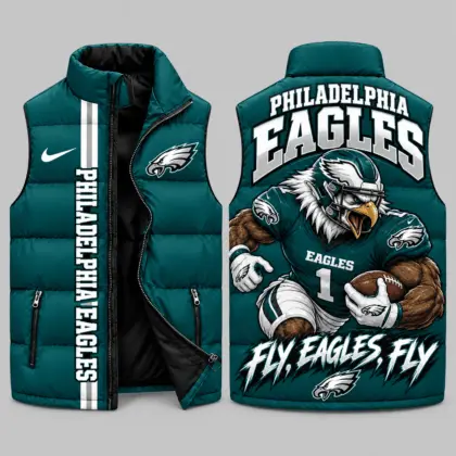 Philadelphia Eagles | NFL Charging Mascot Puffer Vest TD
