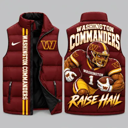Washington Commanders | NFL Charging Mascot Puffer Vest TD