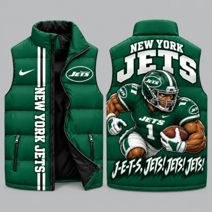 New York Jets | NFL Charging Mascot Puffer Vest TD
