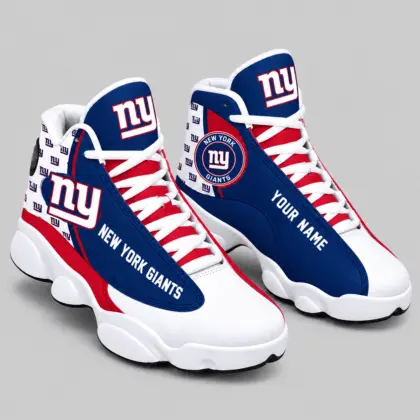 New York Giants | NFL Custom Name High Top Sneakers TD