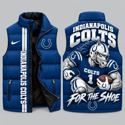 Indianapolis Colts | NFL Charging Mascot Puffer Vest TD