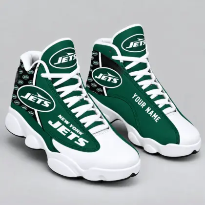 New York Jets | NFL Custom Name High Top Sneakers TD