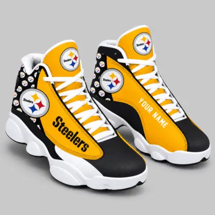 Pittsburgh Steelers | NFL Custom Name High Top Sneakers TD