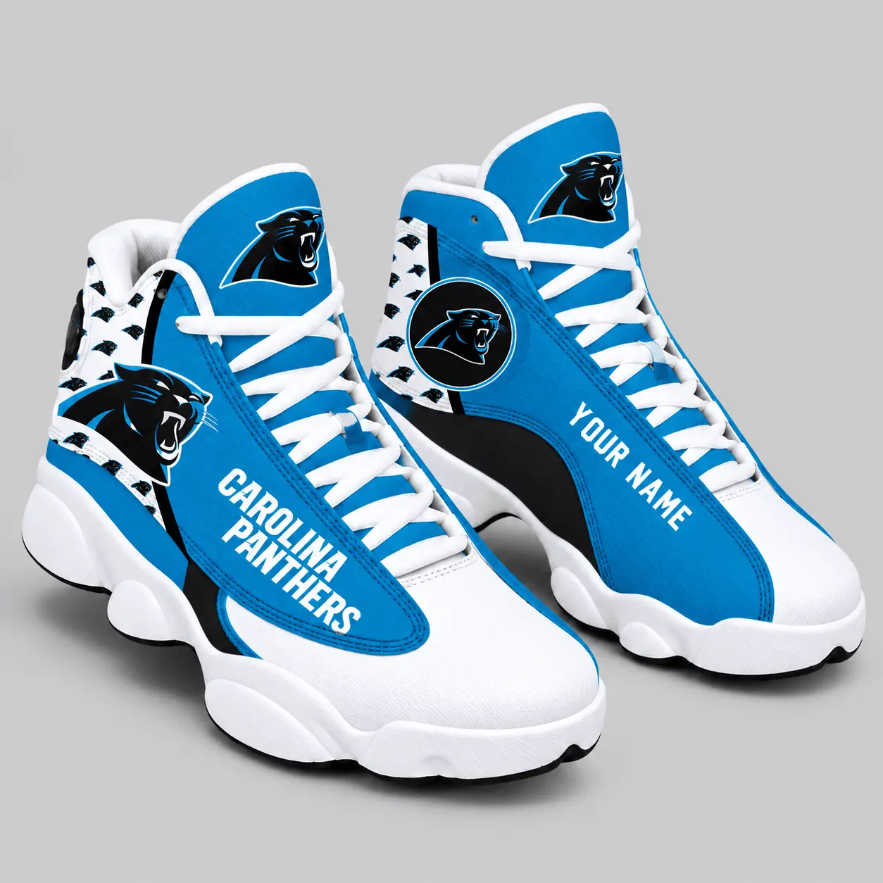 Carolina Panthers | NFL Custom Name High Top Sneakers TD