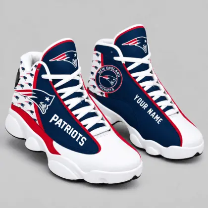 New England Patriots | NFL Custom Name High Top Sneakers TD
