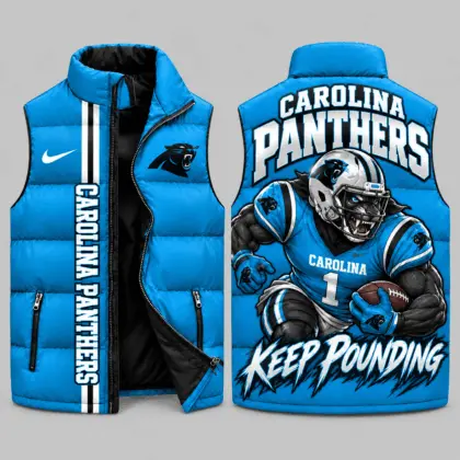 Carolina Panthers | NFL Charging Mascot Puffer Vest TD