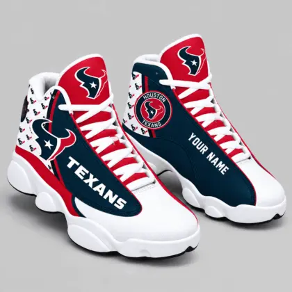 Houston Texans | NFL Custom Name High Top Sneakers TD