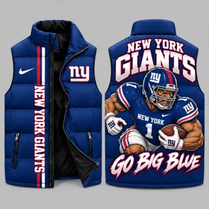 New York Giants | NFL Charging Mascot Puffer Vest TD