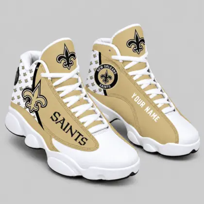 New Orleans Saints | NFL Custom Name High Top Sneakers TD