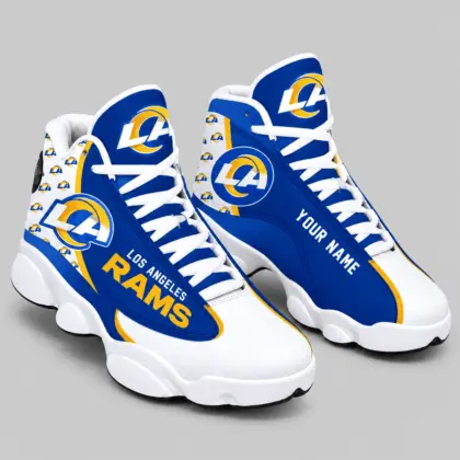 Los Angeles Rams | NFL Custom Name High Top Sneakers TD