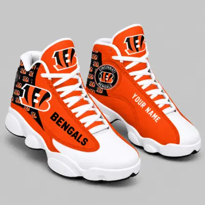 Cincinnati Bengals | NFL Custom Name High Top Sneakers TD