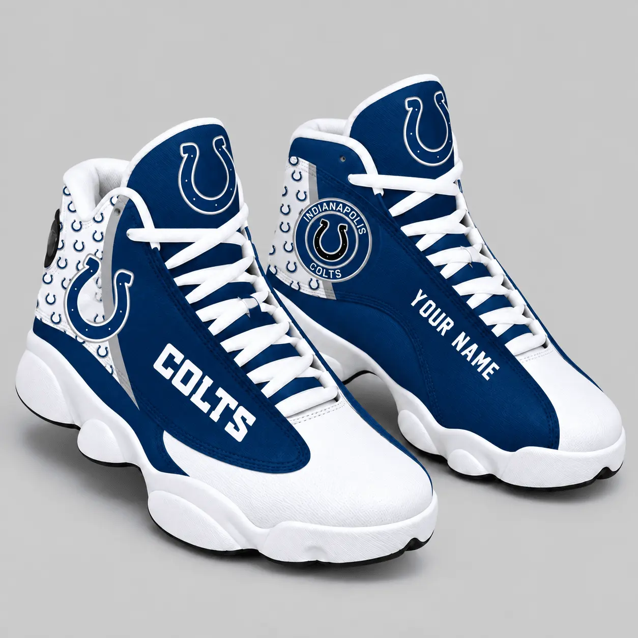 Indianapolis Colts | NFL Custom Name High Top Sneakers TD