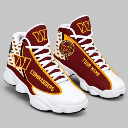 Washington Commanders | NFL Custom Name High Top Sneakers TD