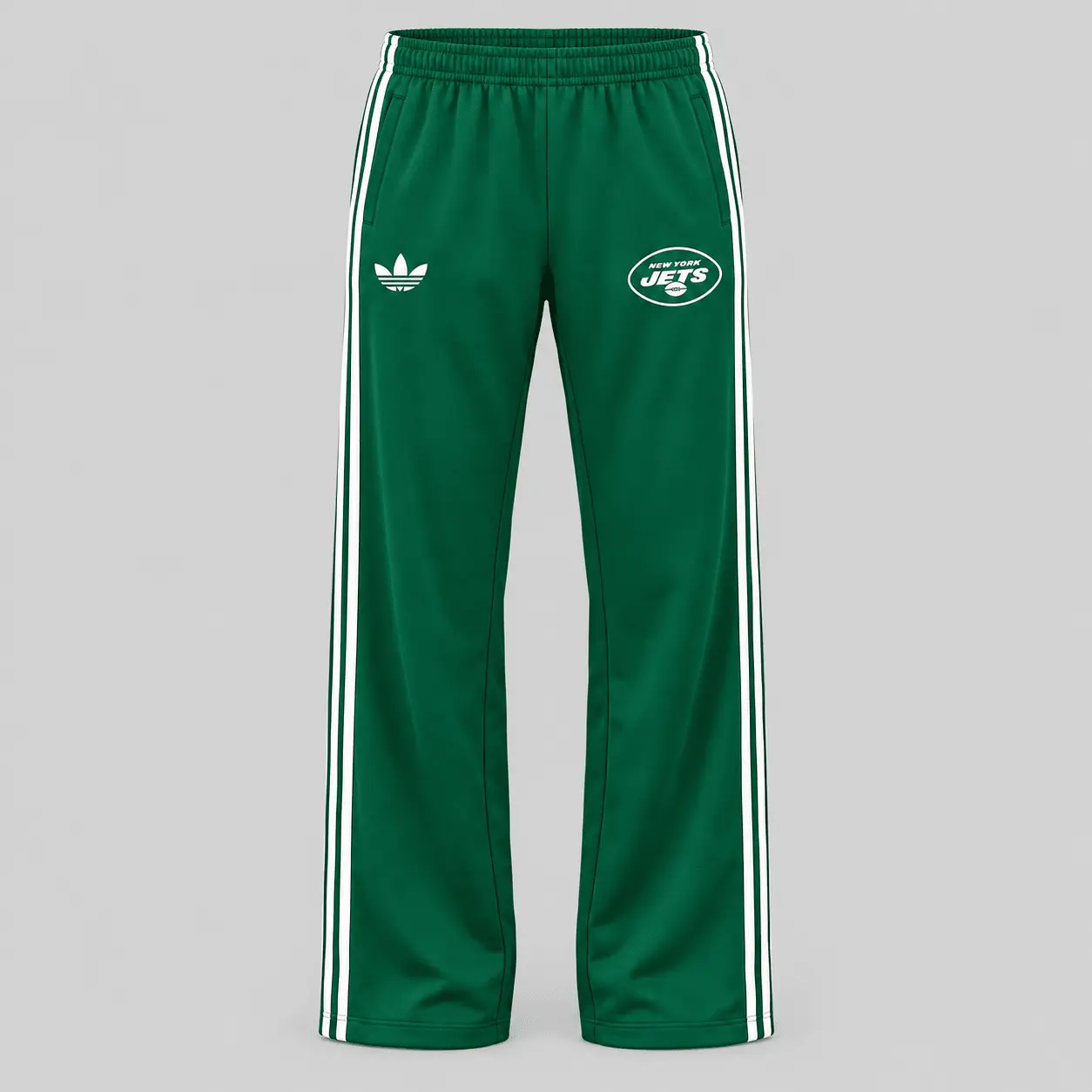 New York Jets | NFL Raglan Quarter Zip Wide Leg Set TD - Image 3